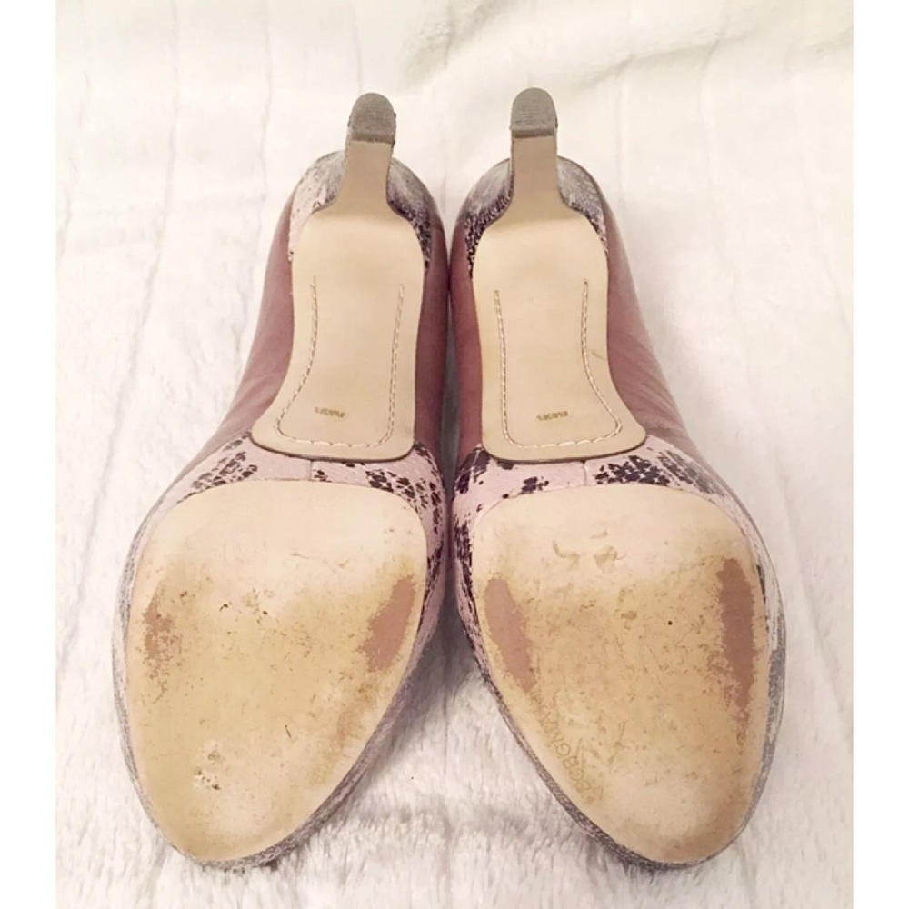 Bcbgmaxazria Brown W/ Python Platform & Stiletto - image 6